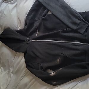 American Apparel Black Zip-Up Hoodie